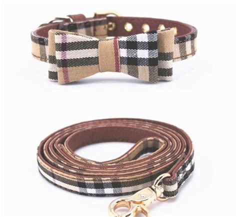 fake burberry dog leash